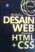 Desain web menggunakan HTML + CSS
