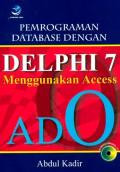 Pemrograman database dengan delphi menggunakan access dan Ado