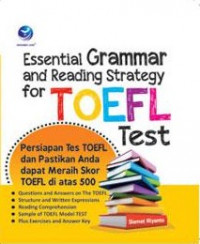 Essential Grammar And Reading Strategy For TOEFL Test