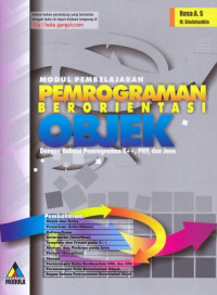 Modul pembelajaran pemrograman berorientasi objek