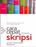 Cara cepat menyusun skripsi jurusan informatika/komputer