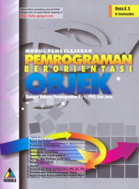 Modul pembelajaran pemrograman berorientasi objek